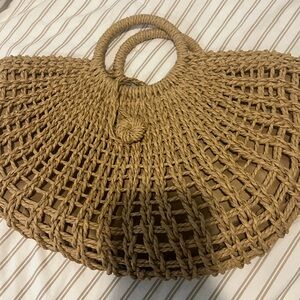 Handwoven Straw Handbag